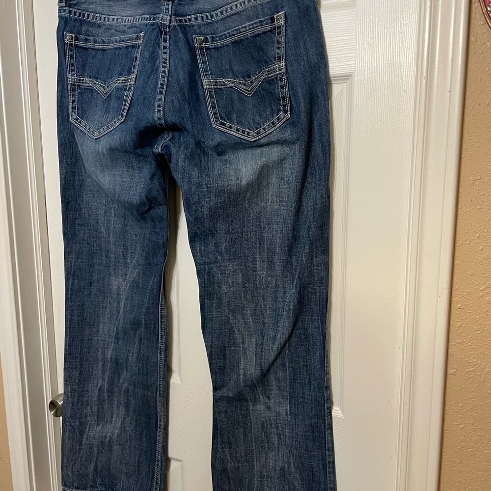 Men's Blue Bootcut Jeans